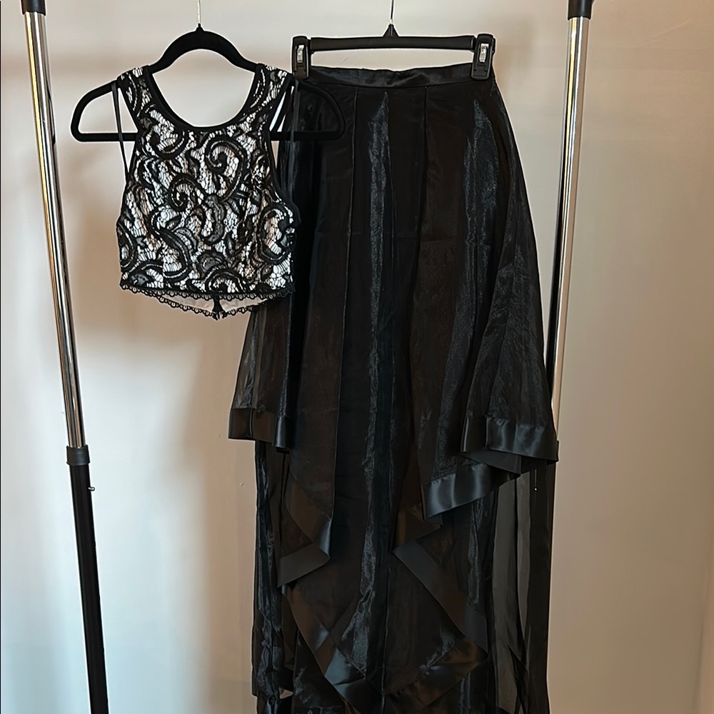 BCX Two Piece Lace Prom Dress